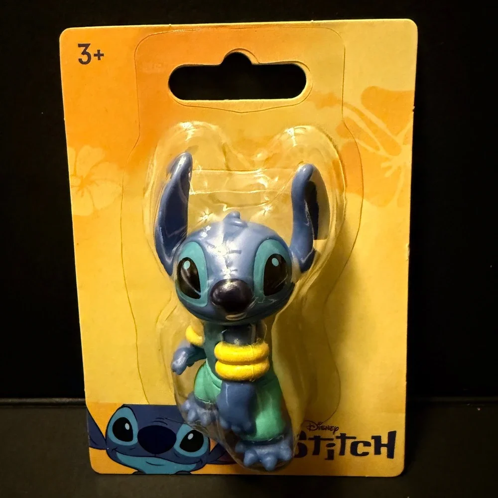 Disney Just Play Stitch Angel Mini Figure Set Kids OS Blue Pink NEW 5pc Bundle